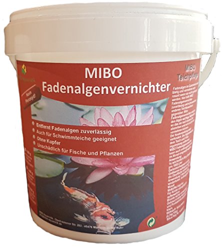 Fadenalgenvernichter Teichschlammentferner Set 2x1 Kg Gartenteich für 30.000/60.000 Liter Sturmwertiger Schlammentfernun