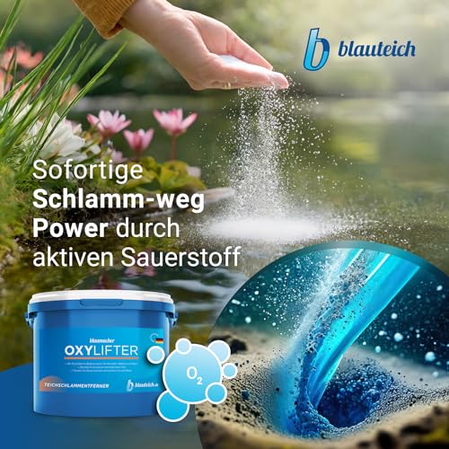 BLAUTEICH OXYLIFTER Teichschlammentferner für Poolkeptung: Laub, Schlamm & Abdeckungen entfernend (2 kg)  
BLAUTEICH OXY