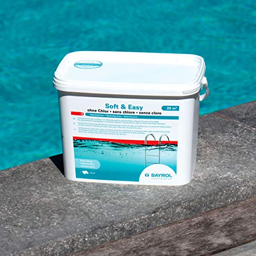 BAYROL Soft & Easy Granulat-Kombination - Aktivsauerstoff-Basis - 4,48 kg - Poolreinigung, Algenverhütung & Klareffekt -